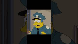 Peter met a guy in jail thesimpsons simpsons jail police cops cartoon english [upl. by Darom]