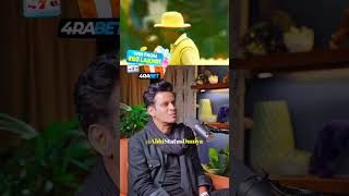 Manoj Bajpayee talked about Sunil Gavaskar ✨🏏 [upl. by Atalya]