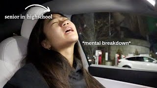 STRESSFUL week as a SENIOR in HIGHSCHOOL  Vlogmas week 2 [upl. by Kreitman853]