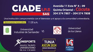 UNILLANOS vs UIS  Baloncesto masculino EN VIVO [upl. by Andres]