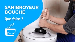 Sanibroyeur bouché que faire  5 solutions  MesDépanneursfr [upl. by Aynav]