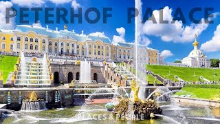 PETERHOF PALACE  SAINT PETERSBURG RUSSIA  HD [upl. by Yniffit]