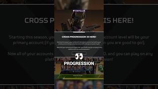 Cross Progression made me ALMOST lose my account 😰 Apex Legends shorts [upl. by Asum]