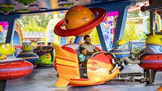 Alien Swirling Saucers Preview  Toy Story Land  Disneys Hollywood Studios  Disney Footage [upl. by Eeznyl108]