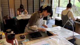 Ukiyoe Heroes 21  Making the I Choose You woodblock print [upl. by Keelin]