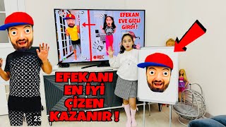 EFEKAN EN İYİ ÇİZEN KAZANIR  KİM KAZANDI [upl. by Ahsaeyt]