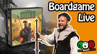 7 Wonders DUEL Board Games Scienza contro esercito [upl. by Cnahc507]