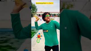 Chota bhai in swimming pool 🔥😂indian family shorts indian relatable swimming [upl. by Eeldivad254]