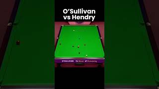 Ronnie OSullivan vs Stephen Hendry snooker snookermoments [upl. by Eberta931]