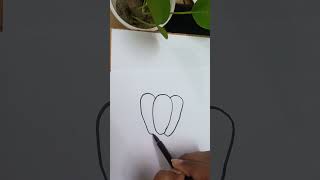 How to draw capsicumbell pepper step by step  easy capsicum drawing  vegetable drawing [upl. by Asena]