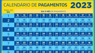 🙌ACABOU DE SAIR NOVO CALENDÁRIO BOLSA FAMÍLIA 2023 AUXÍLIO BRASIL NIS FINAL 123456789 E 0 [upl. by Opal]