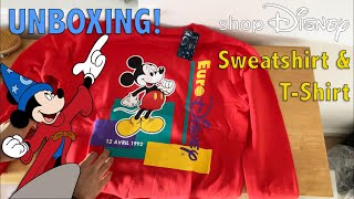 Unboxing My EuroDisney Sweatshirt amp Keychain Disney Store [upl. by Clive]