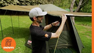 Coleman Instant Up 8P Lighted Northstar Darkroom Tent  How to setup amp pack away [upl. by Ailedo]