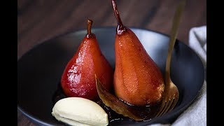 FreshFast Red Wine Poached Pears with Mascarpone [upl. by Cleo]