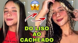 COMO CACHEAR CABELO CRESPO CURTO 4C EM 5 MINUTOS  transformei o cabelo crespo de um inscrito [upl. by Nannie939]