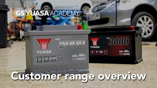 Customer battery range overview  GS Yuasa Academy  GYTV [upl. by Niwle]