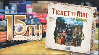 Collector edition  Ticket to Ride Europe 15th Anniversary [upl. by Randolf]