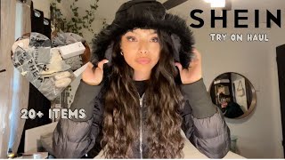 SHEIN Winter Season TryOn Haul  20 Items HUGE [upl. by Enialahs]