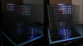 3D led cube 16x16x16 of larryya Edited Styles Demo  3 [upl. by Asher]