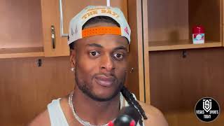 DAVANTE ADAMS AFTER DOLPHINS LOSS “DEFENSE PLAYED GREAT…GOTTA MAKE IT EASIER BY DOING OUR PART” [upl. by Fagin]