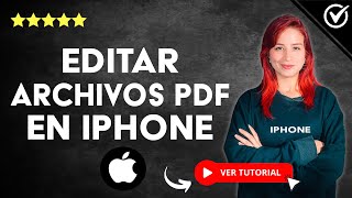 Cómo EDITAR ARCHIVOS PDF en mi iPhone  📄 Modifica tus PDF Fácil y Rápido 📄 [upl. by Orthman660]