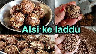 Flaxseed Laddu  Alsi ke Laddu  Tisi ke Laddu  Healthy laddu [upl. by Aceber]