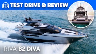 Brand NEW 💎 €6 Million Riva 82 Diva  Full Yacht Tour amp Review [upl. by Aerdno]