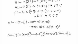 Elemente de Combinatorica part 18 n n factorial [upl. by Oirasor]