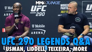 UFC 290 Legends QampA Kamaru Usman Wants Conor McGregor If He Cant Get Khamzat Chimaev [upl. by Lisabeth]