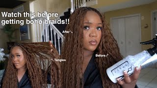 How to maintain bohemian braids  Is it worth the hype  ￼ [upl. by Chasse]