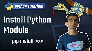 121  Install Python Module using pip Python 3 Programming Tutorials [upl. by Nwahsel]