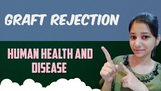 Graft Rejection Class 12th Human Health And Disease [upl. by Tasiana]