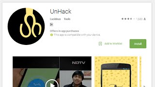 UnHack  App By Lucideus [upl. by Erdnoed]