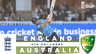 Livingstone Smashes 62 Off 27  Highlights  England v Australia  4th Men’s Metro Bank ODI 2024 [upl. by Ayram]