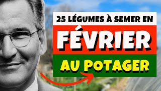 25 légumes à semer en février au potager   test terreaux et semences [upl. by Ademla]