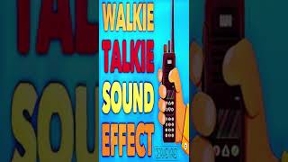 Walkie Talkie Sound Effect  Live Police Car Radio Chatter Sounds shorts [upl. by Atinod401]