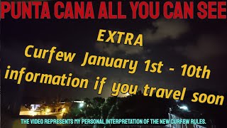 Dominican Republic Curfew January 2021 New rules explained for travelers to the Dominican [upl. by Ellersick]