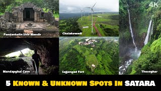 Explore Satara in a Day5 MustVisit Spots Including Chalkewadi Windmills Thoseghar Waterfall amp More [upl. by Aliuqaj20]