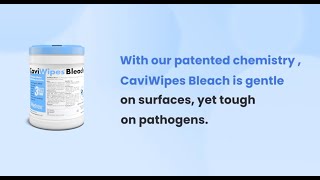 CaviWipes Bleach from Metrex [upl. by Tezile]