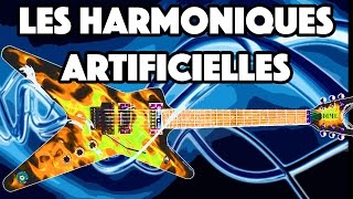 LES HARMONIQUES ARTIFICIELLES  LE GUITAR VLOG 123 [upl. by Cairistiona]