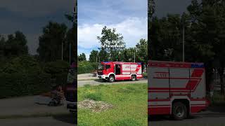 Feuerwehr in Erkner zum quotGroßeinsatzquot [upl. by Purvis928]