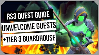 RS3 Unwelcome Guests amp Tier 3 Guardhouse Quest Guide  Ironman Friendly  RuneScape 3 [upl. by Beare414]