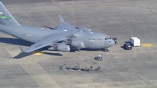 Boeing C17 Landing McChord AFB [upl. by Kcired232]