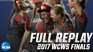 Oklahoma vs Florida 2017 Womens College World Series  FULL REPLAY [upl. by Wat827]