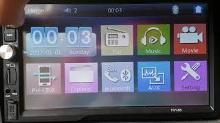 How to change Car Logo in Double din 7012B Head Unit [upl. by Rakabuba]