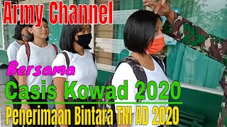 Bersama Casis Bintara Kowad TNI AD 2020 Penerimaan Bintara TNI AD 2020 [upl. by Eirroc423]