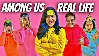 PLAYING AMONG US IN REAL LIFE WITH MY FAMILY  Rimorav Vlogs [upl. by Nirrac]