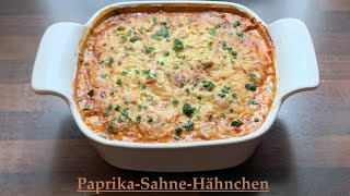 Paprika  Sahne  Hähnchen  Thermomix® TM6 amp Pampered Chef® [upl. by Ahsinwad79]