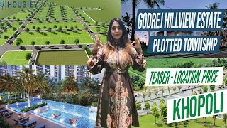 Godrej Khopoli Plots  Godrej Hillview Estate  Teaser  Location Price  Plots Near Imagica [upl. by Renae537]