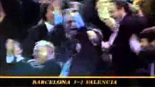 Barcelona 3 x 2 Valencia  HATTRICK DO RIVALDO  RECRIADOS [upl. by Cohlette]